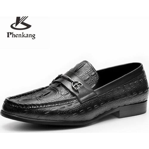 Men leather summer casual shoes male sneakers Shoes loafer men 2020 Slip On black mens genuine leather shoes