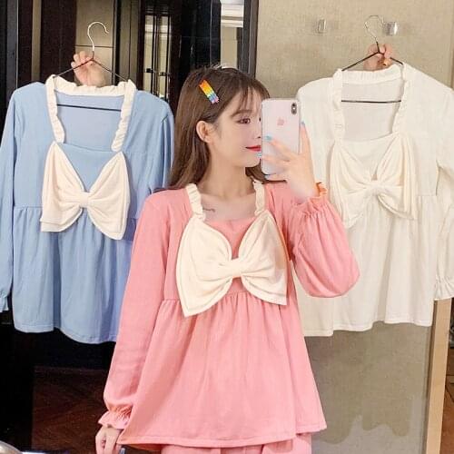 Green Sleepwear Sets For Women Lovely Avocado Pattern Pajamas 100% Cotton Short Home Wear Hot Sale Femme Underwear Pijamas