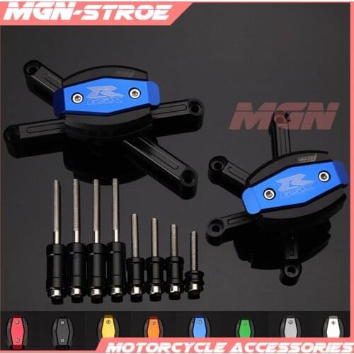 Motorcycle CNC Engine Crash Pad Frame Slider Falling Protection For GSXR600 GSXR750 GSXR 600 750 K6 K8 2006 2007 2008 2009 2010