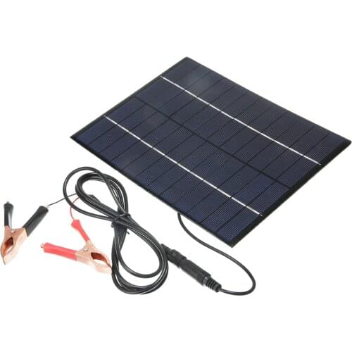 Portable Solar Panel 5.5W 12V Power Module Battery Cell Phone Charger DIY Solar Power Panel