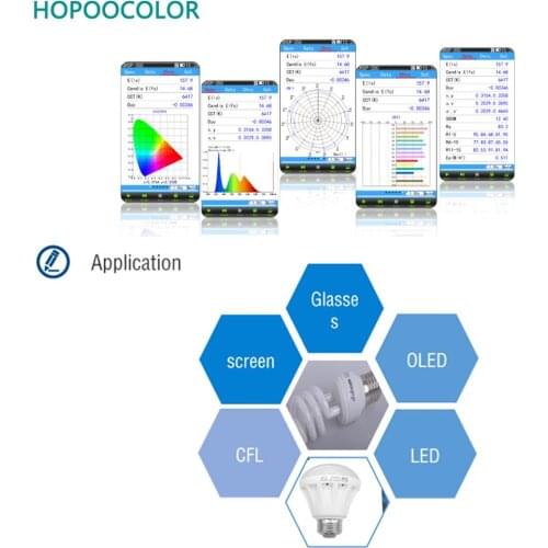 Lux CCT CRI OHSP350C 380-780nm Portable Spectrometer