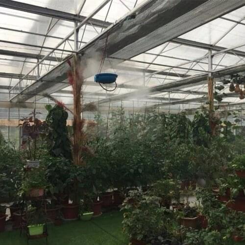 Industrial humidifier hangs centrifugal water mist dish farm, temperature drop, seed shed, humidifier, spray, dust suppression