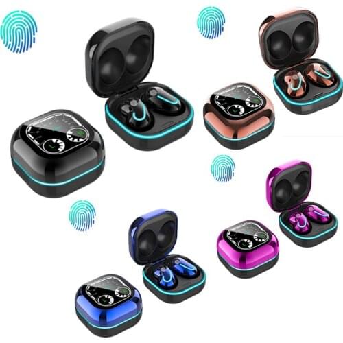 S6 SE Bluetooth Headphones BT V5.1 Stereo LED Display Bluetooth Earphone Wireless Headset with Microphone