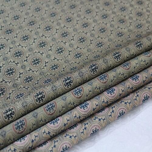 CF119 1yard Silk Fabric Chinese Style Brocade Jacquard Fabric For Men Dress Fabric Chinese Dress Packing Decorative Cloth