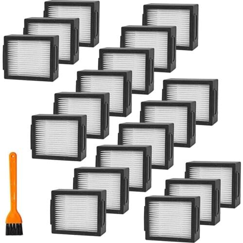 19 Pack Replacement Filters Compatible for IRobot Roomba I&E Series I7 I7+ I8 I8+/Plus E5 E6 E7 Robot Vacuum Cleaner