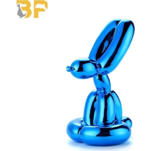 Modern Art Best Quality JK Balloon Rabbit Colors Metallic Plating Rabbit Home Ornaments Statue Xmas Gift