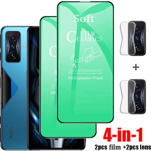 9D Curved Ceramic Protector Film Poco X3 Soft Glass Poko X3 X 3 Screen Protector Films For Xiaomi Poco X3 NFC Safety Glasses