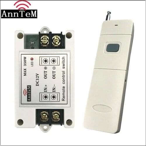 Wireless Remote Control Switch 433mhz rf Transmitter Receiver 12v Universal Battery Power Circuit Controller car led Strip Light