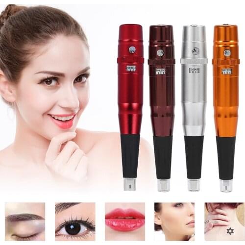 35000rmp Rotary Electric Eyebrow Tattoo Pen Microblading Needle Tattoo Gun Pen Machine EU Body Art Permanent Makeup Tattoo Pen