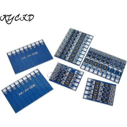 BMS 3S 4S 5S 6S 7S 8S 7.4V 11.1V 12.6V 18650 Lithium Battery Charge Protection Board BMS Battery Balancer 4.2V 66mA PCB Charging