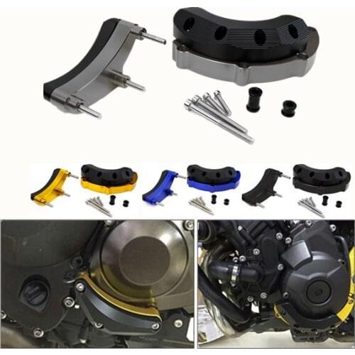 CNC Engine Guard Frame Slider Pad Case Cover for 2014-2018 Yamaha MT09 FZ09 FJ09 MT-09 FZ-09 FJ-09 XSR900 MT FJ FZ 09 2016 2015