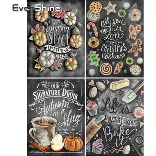 EverShine Diamond Painting Cartoon Full square New Arrivals Picture rhinestones Diamond Embroidery Sale Blackboard drawing Art