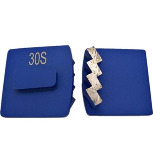 GT27 Redi Lock Diamond Grinding Shoes Husqvarna Concrete Grinding pads New Design Segments Concrete Floor Renovation 12PCS