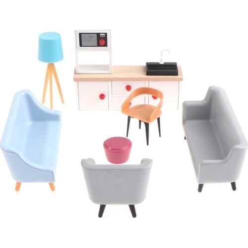 1:12 Dollhouse Miniature Furniture Wooden Cabinet Dolls House Accessories