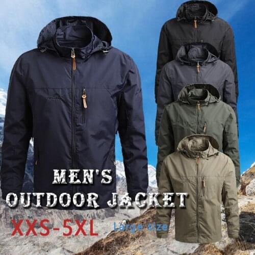 HENCHIRY Mens Spring and Autumn Jacket Casual Coat Stormsuit Windproof Quick Dry Loose Thin Jacket Outdoor Sports Fishing Suit