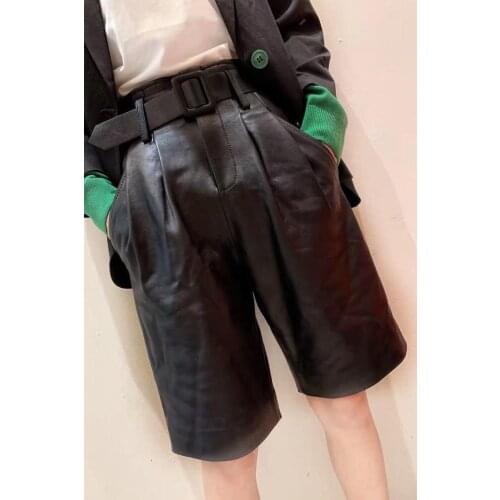 Женские кожаные брюки N.POKLONSKAYA China At AliExpress