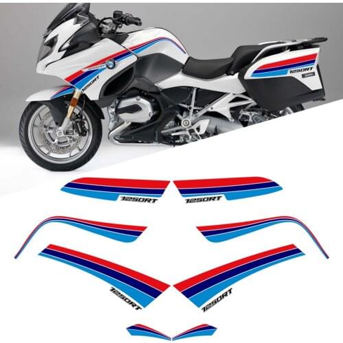 Stickers R 1250 RT For BMW R1250RT R1250 Side Luggage Cases Trunk Knee TankPad Tank pad Protector Fairing Emblem Badge Logo