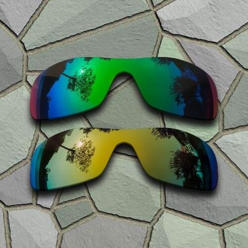 Jade Green&Yellow Golden Sunglasses Polarized Replacement Lenses for Antix