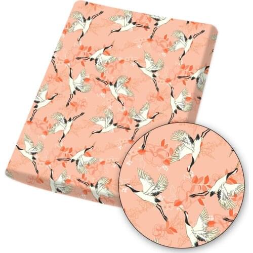 Polyester Cotton Fabric By The Meters Cartoon Animals Printed Cloth for Sewing Diy Mask Garment Making Home Textiles 45*145cm/pc