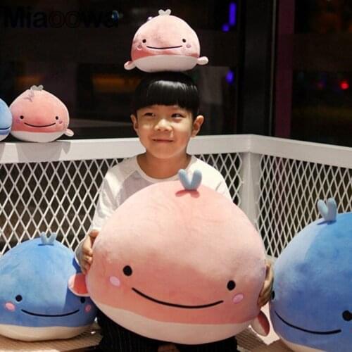 1pc 25cm Mini Little Whale Plush Toy Round Body Shape Cute Fabric Soft And Comfortable For Children As A Birthday Present