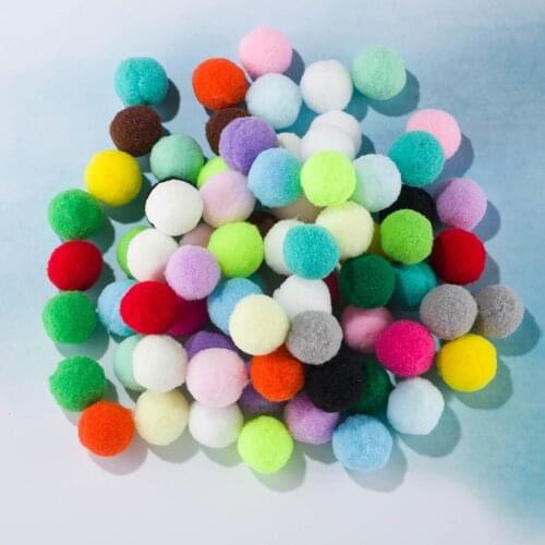 10/15/20/25mm Mini Fluffy Soft Pom Poms Pompoms Ball Handmade Kids Toys Wedding Decor DIY Sewing Craft Supplies 20g
