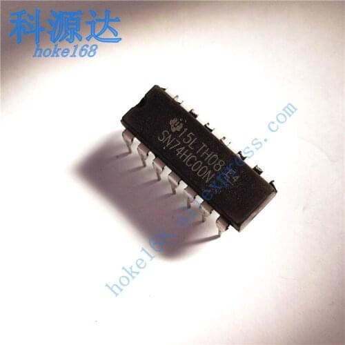 10pcs/lot SN74HC00N DIP-14 SN74HC00 74HC00N In Stock