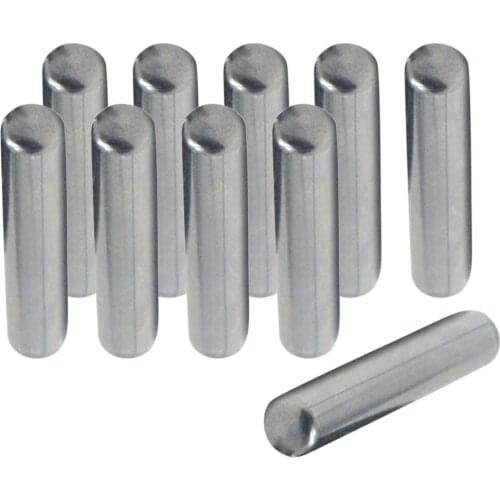 10pcs Carbon Steel Dowel Pins Rod 0.16inch Dia Roll Pin Fasten Elements