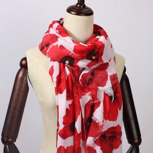 2021 Women Scarf Designer Floral Print Twill Viscose Shawls Ladies Oblong Wraps With Fringe Femme Pashmina Muffler Hijab Foulard