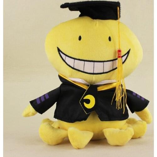27cm Anime Lovely Ansatsu Kyoushitsu Korosensei Octopus Plush Soft Stuffed Doll Toys For Kids Birthday Gifts