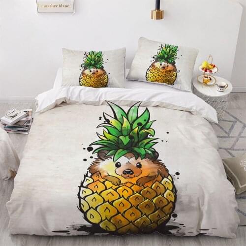 3D Bedding Set Duvet Cover Set Comforter Bed Linen Single King Queen Double Single Size Cartoon Design Home Textile