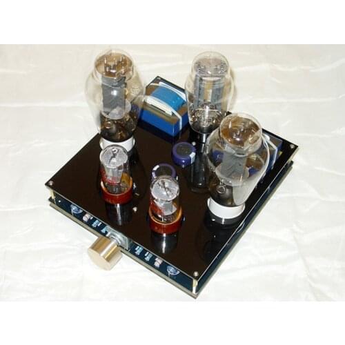 6n8 (6SN7) push 300B or 2A3 single ended class a integrated power amplifier board 9W + 9W, frequency 30-40KHZ + - 1dB