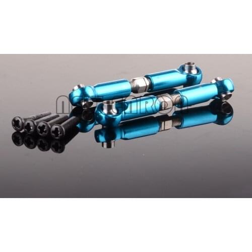 7038X Aluminum 2Pc 50mm Toe Links Pull Rod with Screws Upgrade Parts FOR RC Short Course CAR 1/16 Traxxas 1:16 Slash 4WD 70054-1