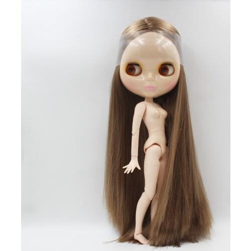 Free Shipping big discount RBL-850J DIY Nude Blyth doll birthday gift for girl 4color big eye doll with beautiful Hair cute toy