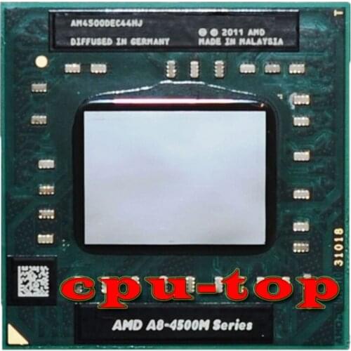 AMD A8-Series A8-4500M A8 4500M 1.9 GHz Quad-Core Quad-Thread CPU Processor AM4500DEC44HJ Socket FS1