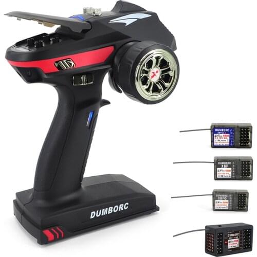 DumboRC X6A 2.4G 6CH Super Response Radio System Transmitter with X6F/X6FG/X6DC Receiver For RC Car Boat Tank Water skateboard