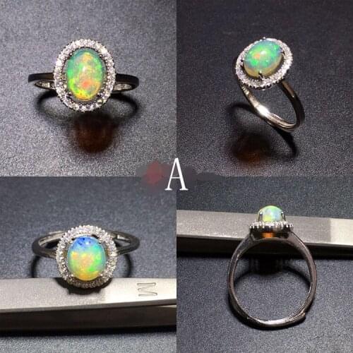 100% NATURAL ETHIOPIAN WELO FIRE OPAL CABOCHON ring 1 piece