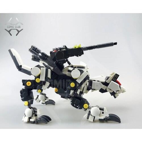 COMIC CLUB IN-STOCK MOC building blocks robot white wolf Original works action toy