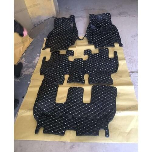 Lsrtw2017 leather car floor mat for toyota wish 2003-2019 2017 2016 2015 2014 2013 2012 2011 2010 2009 2008 2007 accessories