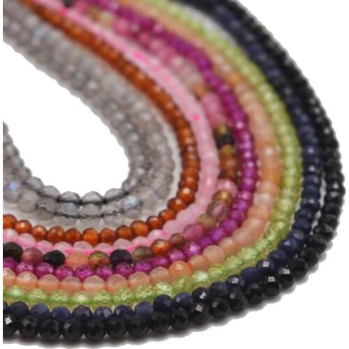 Natural Stone Fashion Beads Fashion Delicate Garnet Loose Beads for Jewelry Production DIY Necklace Bracelet Jewelry Accessories