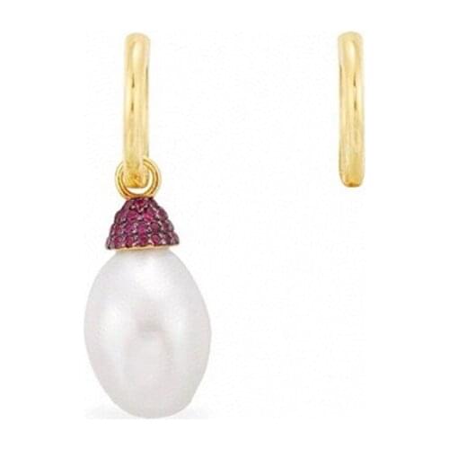 Fashion Candy Color Baroque Vintage Earrings Gold Color Zironia Pearl Pendientes Statement Earrings Valentines Day Gift Zk30