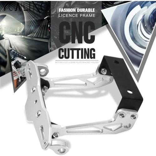 Motorcycle CNC Aluminum License Plate Bracket Licence Plate Holder Frame Number Plate For SUZUKI GSXR 600 750 GSX-R 600 2006-16