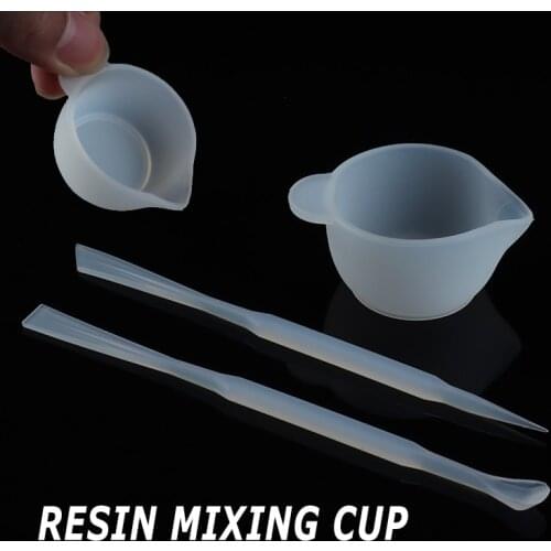 New Arrival Resin Tool Kit Silicone Sticks Epoxy Mixing Cup Handmade Jewelry Making DIY Tools Durable Mixing Measuring Cups