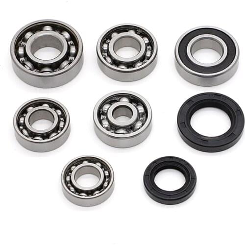 8x Rubber Sealed Ball Bearing Oil Seals For High Performance GY6 125/150cc Engine Transmissioin Case Bearings Scooter Parts
