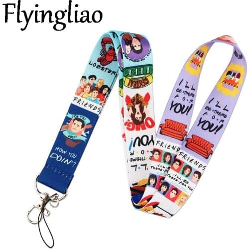 Friends tv show Classical Style Lanyard For keys The 90s Phone Working Badge Holder Neck Straps Phone Hang Ropes webbings ribbon