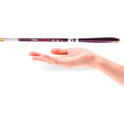 2.1-4.5M Carbon Fiber Telescopic Ultra Short Stream Fishing Rod for Freshwater