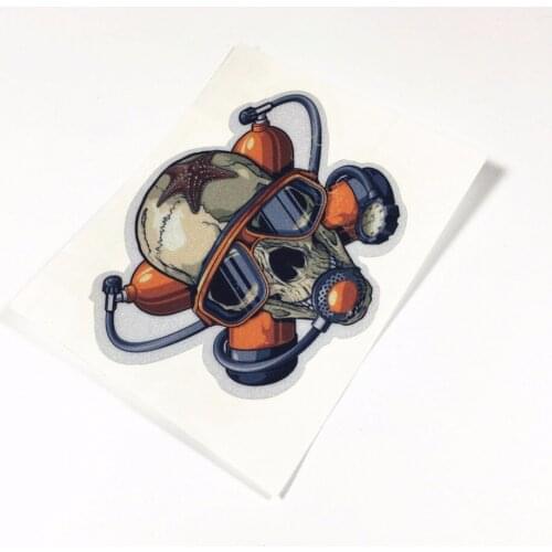 5PCS Scube Dive Diving Equipment SUV 4x4 OFF ROAD Car Sticker and Decals Vinyl for Car Window Tail Tail 3M