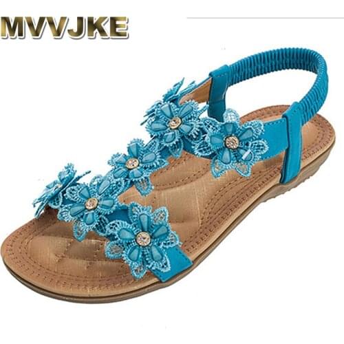 MVVJKE 2018 women sandals summer style crystal white color elastic band flip flop beaches sandals women flats size 36-41