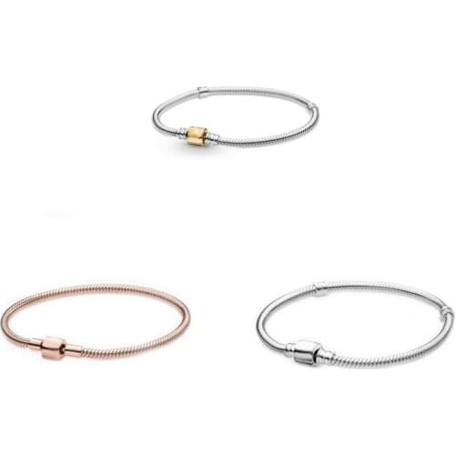 100% 925 Sterling Silver spring heart-shaped heart statement adjustable Daisy strap Pandora bracelet female