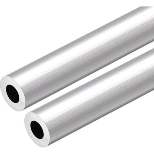 Uxcell 6063 Aluminum Round Tube 300mm Length 19mm OD 10mm Inner Dia Seamless Aluminum Straight Tubing 2 Pcs