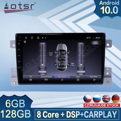 Android Multimedia For Suzuki Grand Vitara 3 GPS Navigation Touch Screen Unit 128GB Carplay Car Radio Tape Recorder DVD Player